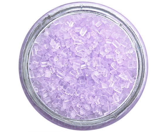 Pastel Lavender Crystal Sugar