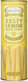 Dolcetto Lemon rolled wafer