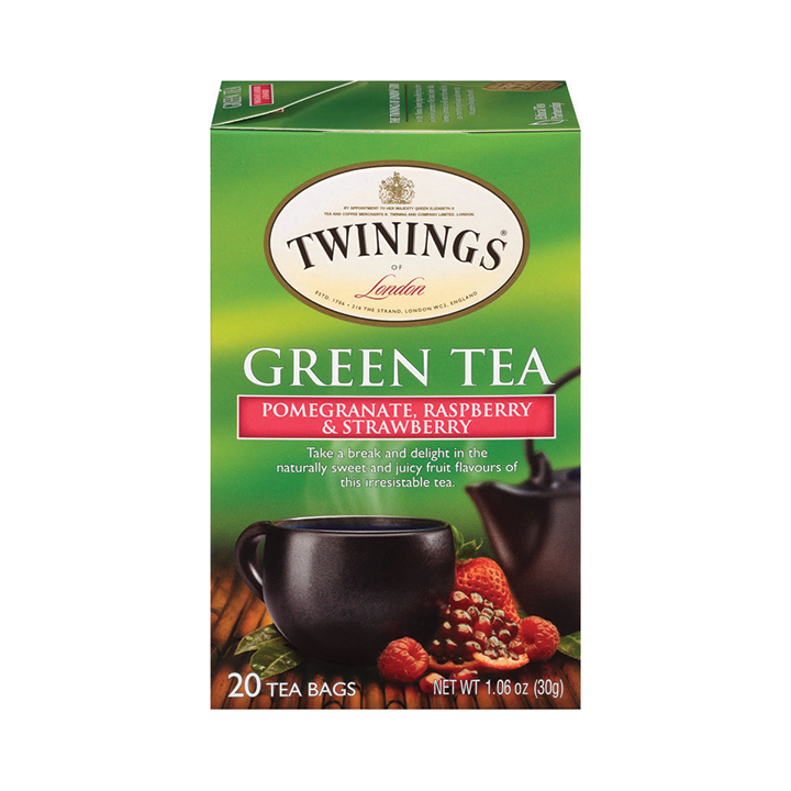 Twinings Green Tea with Pomegranate, Raspberry & Strawberry Tea