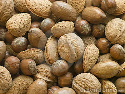 Raw Mixed Nuts In the Shell