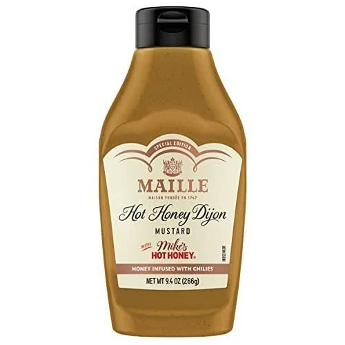Maille Mike's Hot Honey Dijon Mustard 9.4 Ounces