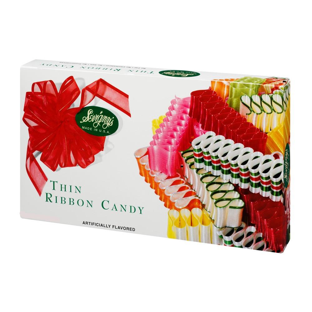 SEVIGNY ASSORTED THIN RIBBON CANDY BOX - 9oz